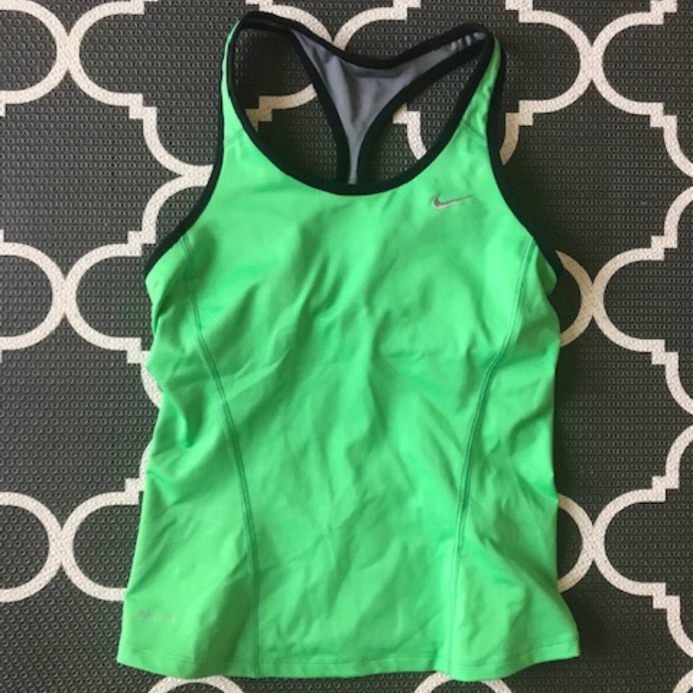 Nike Neon Green Tank Top
